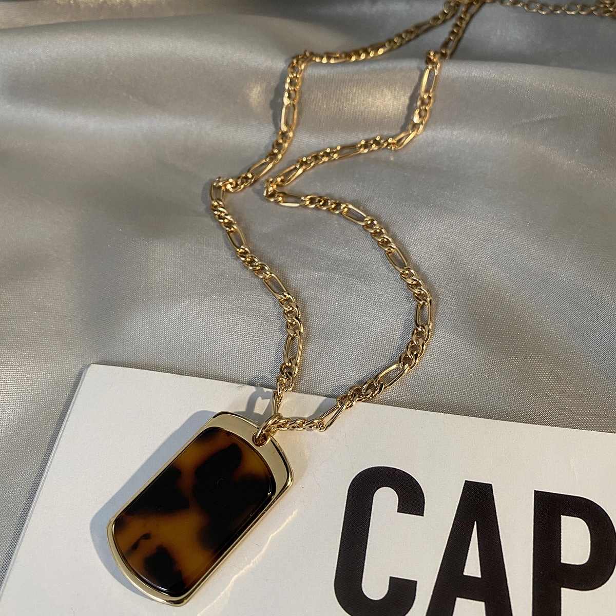 Wholesale Alloy Leopard Pendant Necklace