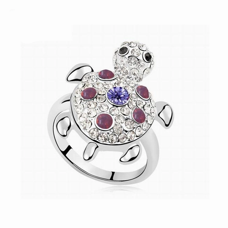 Wholesale Alloy Little Turtle Ring