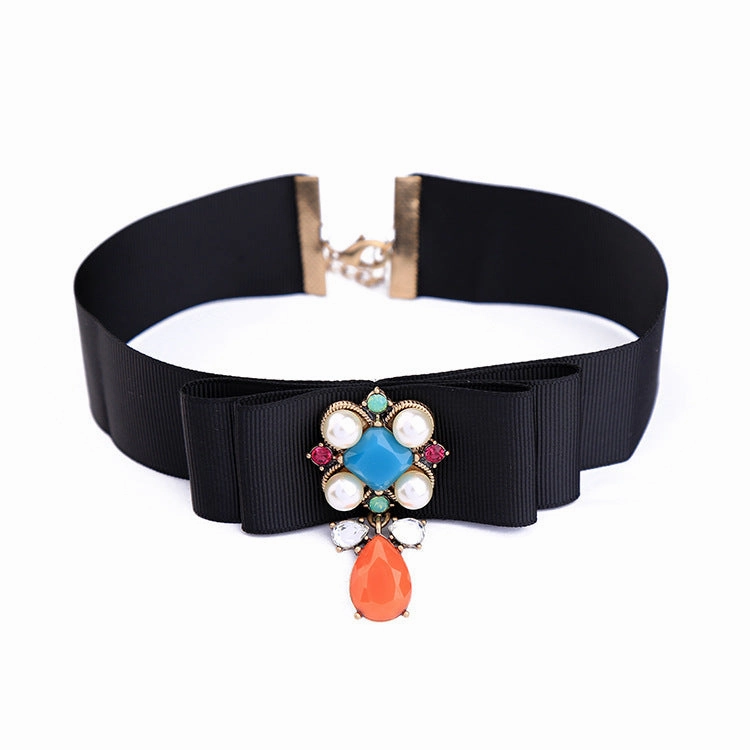 Wholesale Alloy Multilayer Star Moon Necklace