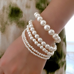 Wholesale Alloy Pearl Vintage Bracelet