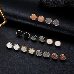 Wholesale Alloy Resin Teeth Earrings