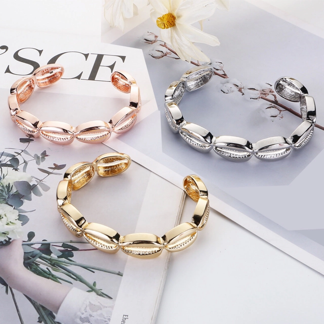 Wholesale Alloy Seashell Ocean Wind Series Bracelet