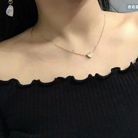 Wholesale Alloy Silver Plated Love Short Necklaces