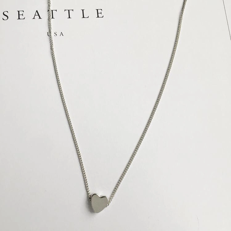 Wholesale Alloy Silver Plated Love Short Necklaces