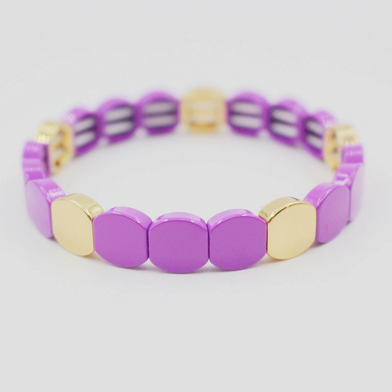 Wholesale Alloy Spray Painted Bracelets