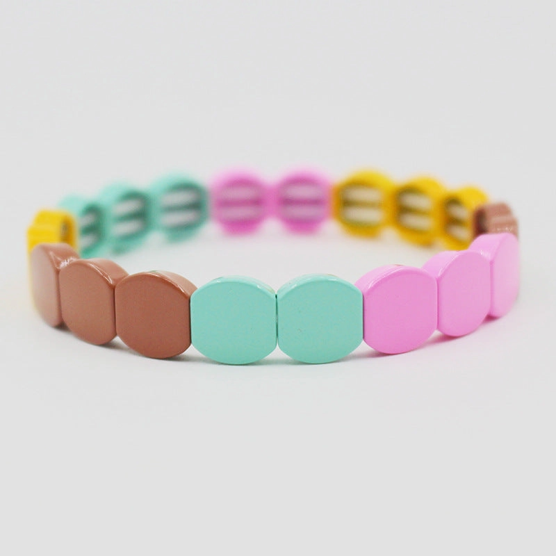 Wholesale Alloy Spray Painted Bracelets