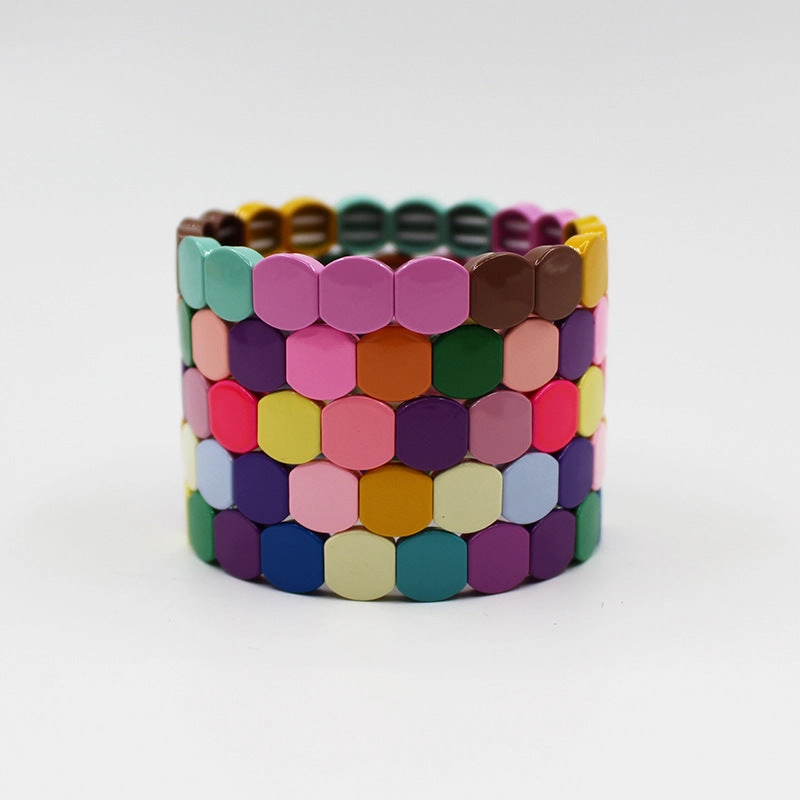 Wholesale Alloy Spray Painted Bracelets