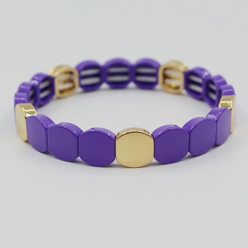 Wholesale Alloy Spray Painted Bracelets