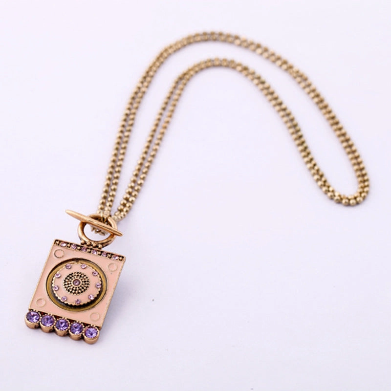 Wholesale Alloy Square Necklace