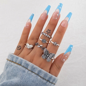 Wholesale Alloy Vintage Ring Set