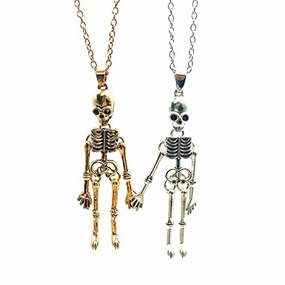 Wholesale Alloy Vintage Skull Ghost Necklace