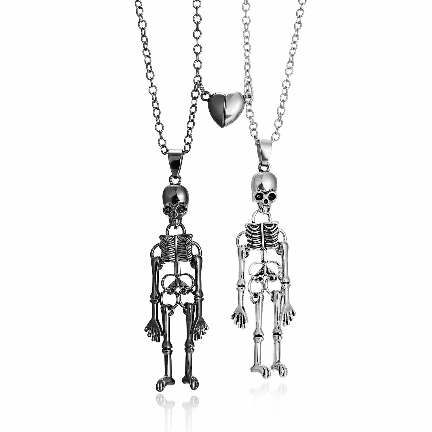 Wholesale Alloy Vintage Skull Ghost Necklace