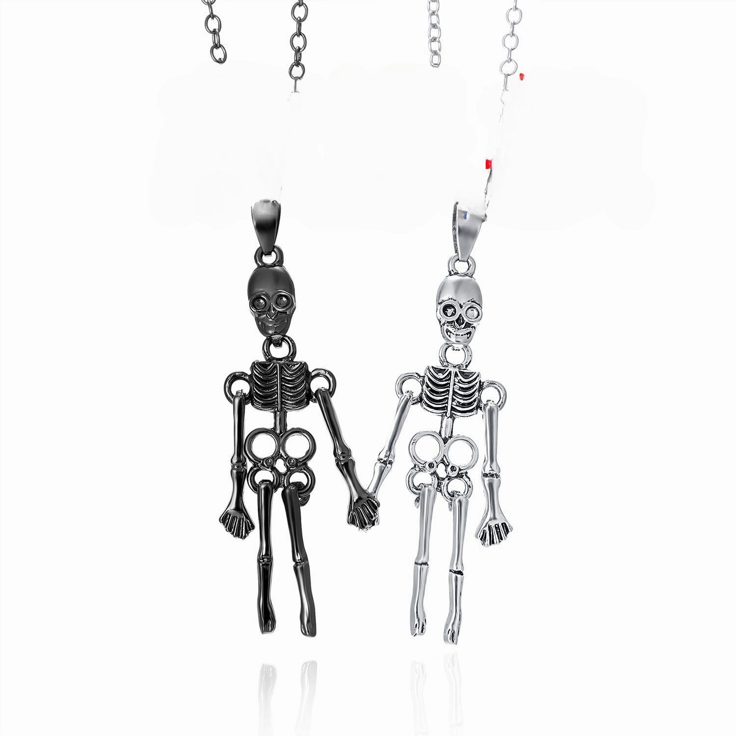 Wholesale Alloy Vintage Skull Ghost Necklace
