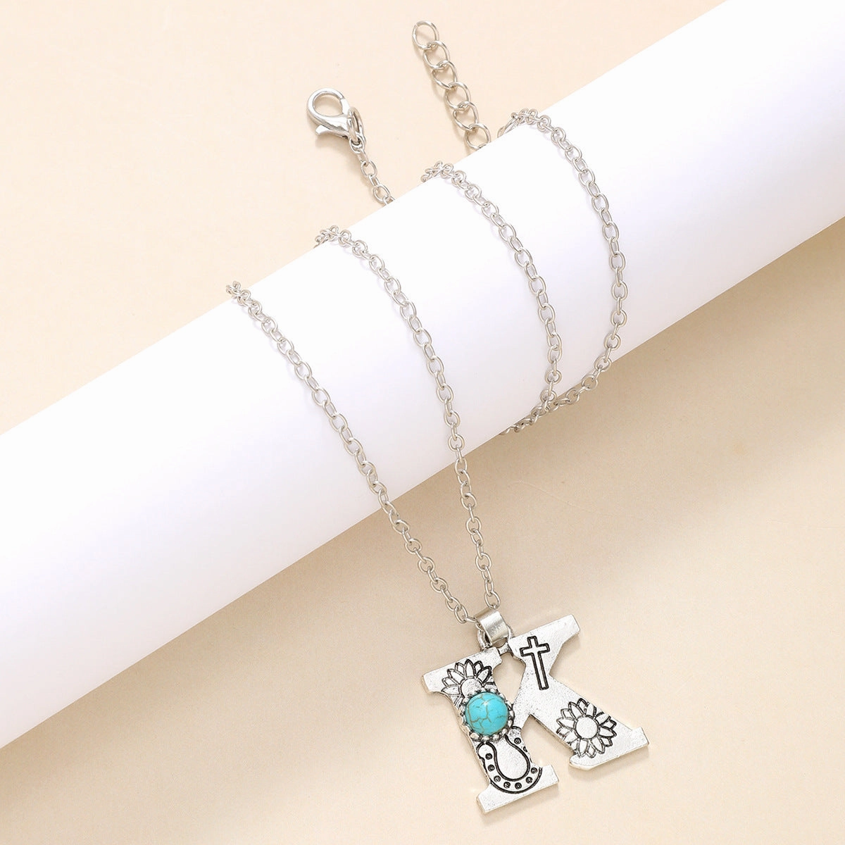 Wholesale Alloy Western Style English Letter Necklace