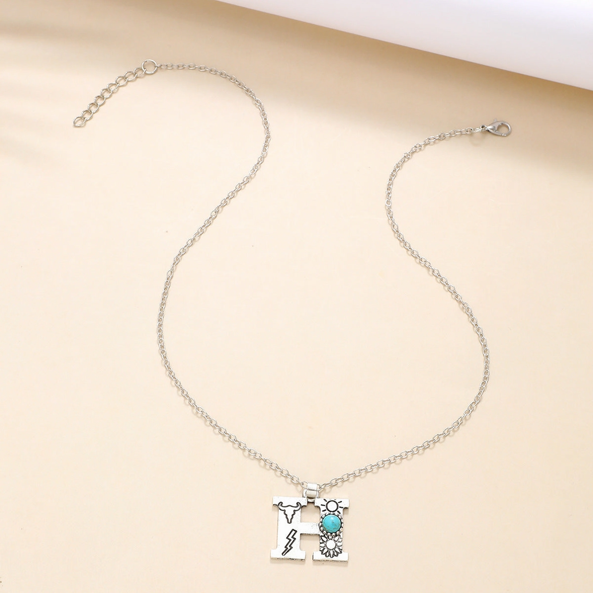 Wholesale Alloy Western Style English Letter Necklace