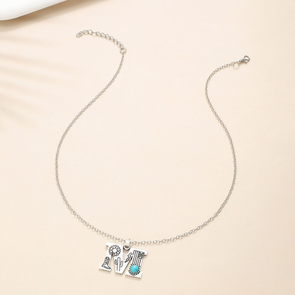 Wholesale Alloy Western Style English Letter Necklace