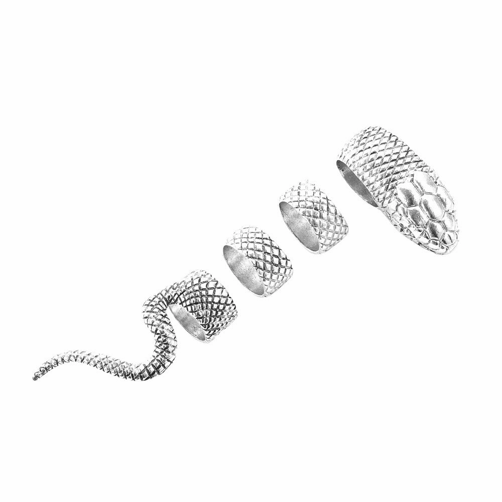 Wholesale Alloy Wish Snake Ring Set