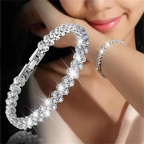 Wholesale Alloy Zircon Full Diamond Bracelets