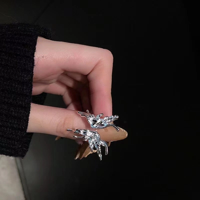 Wholesale Alloy Zircon Wrapped Snake Rings