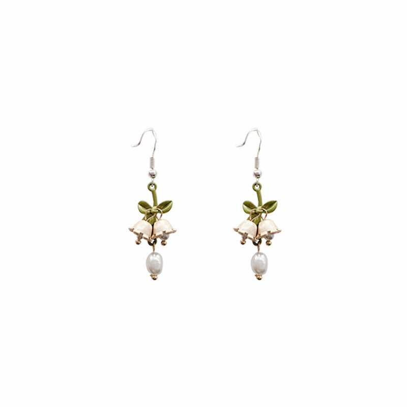 Wholesale Ancient Campanula Orchid Fairy Pearl Clavicle Alloy Necklaces