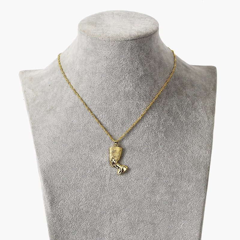 Wholesale Ancient Egypt Pharaoh Hip Hop Alloy Necklaces