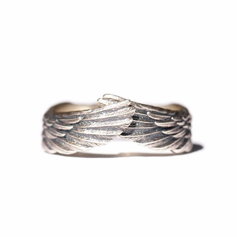 Wholesale Angel Feather Alloy Rings
