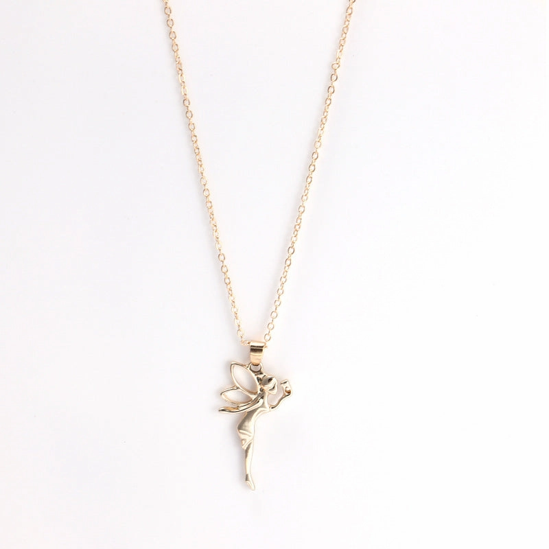 Wholesale Angel Tooth Fairy Alloy Necklaces