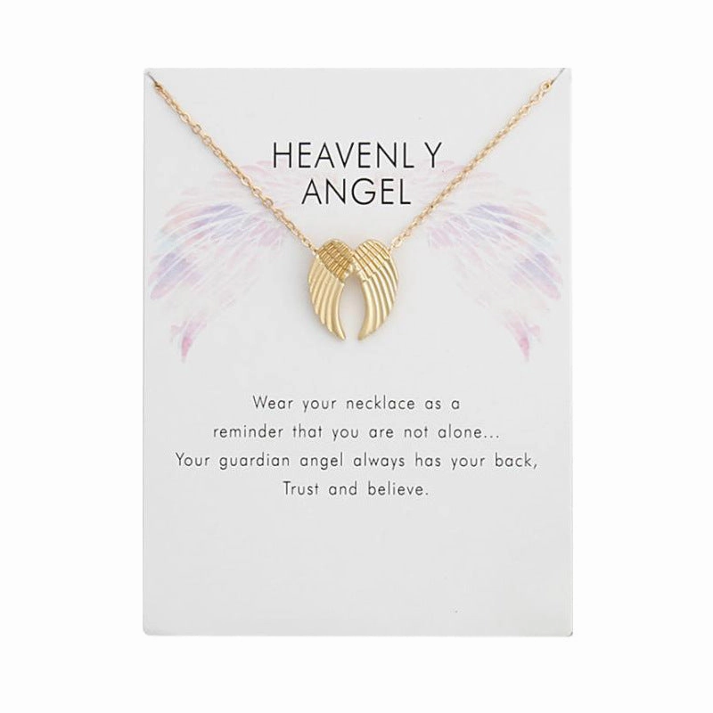 Wholesale Angel Wings Alloy Necklaces