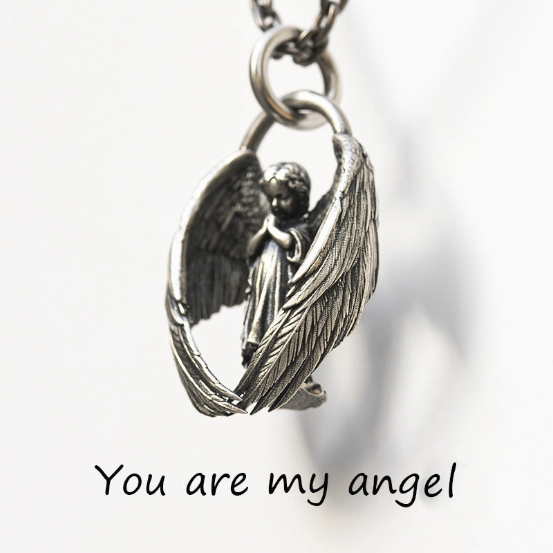 Wholesale Angel Wings Alloy Necklaces