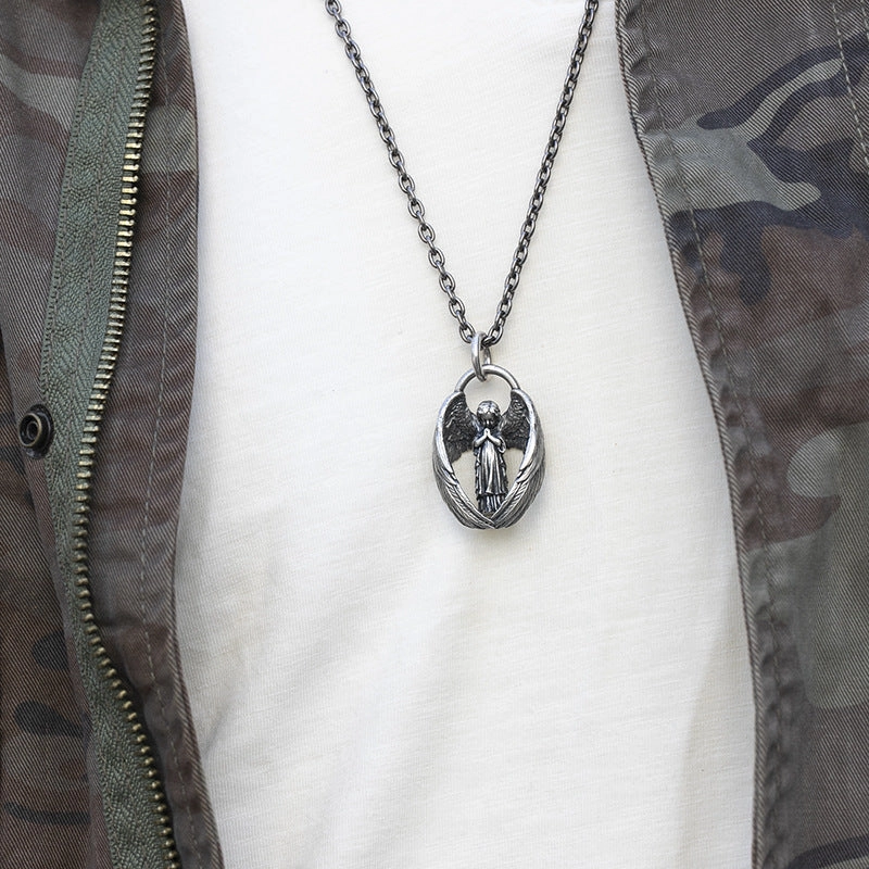 Wholesale Angel Wings Alloy Necklaces