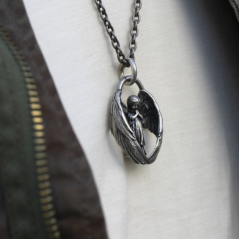 Wholesale Angel Wings Alloy Necklaces