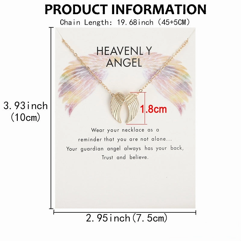 Wholesale Angel Wings Alloy Necklaces