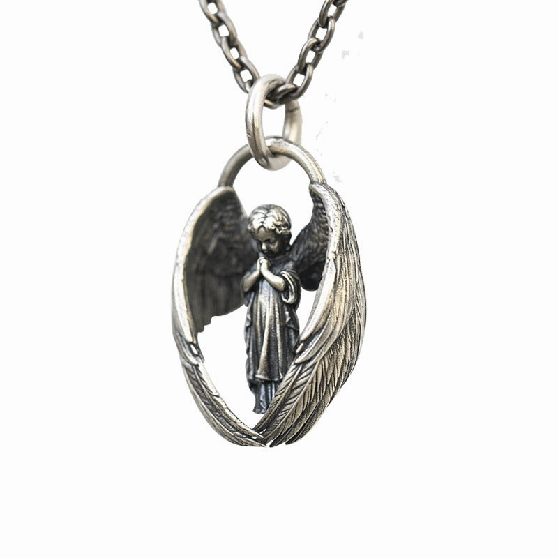 Wholesale Angel Wings Alloy Necklaces