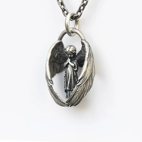 Wholesale Angel Wings Alloy Necklaces