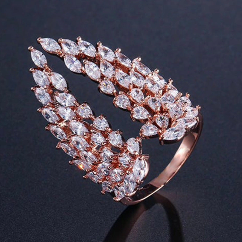 Wholesale Angel Wings Copper Ring