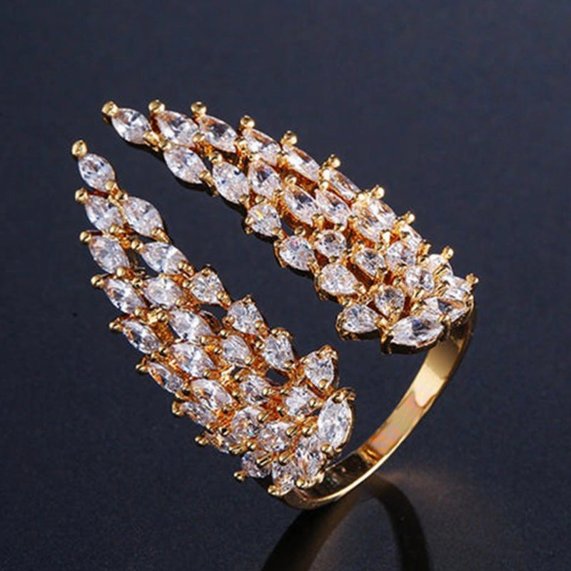 Wholesale Angel Wings Copper Ring