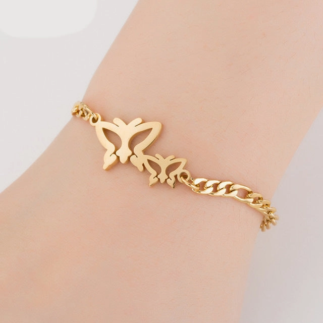 Wholesale Animal Alphabet Bracelet Titanium Steel