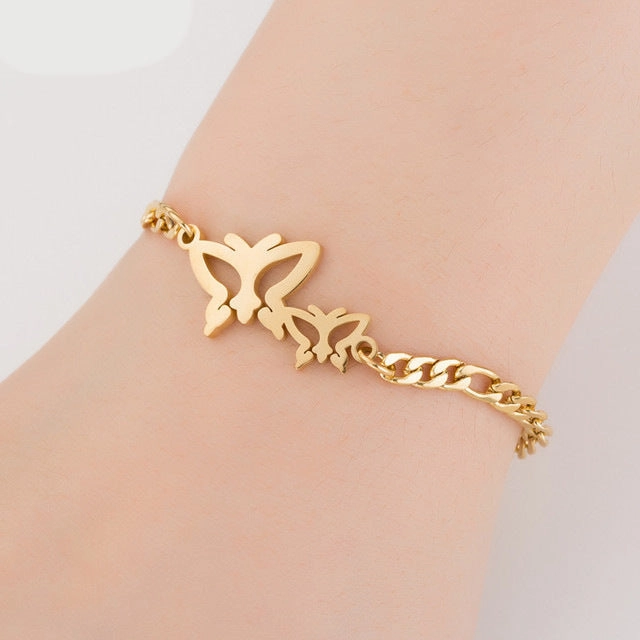 Wholesale Animal Alphabet Bracelet Titanium Steel