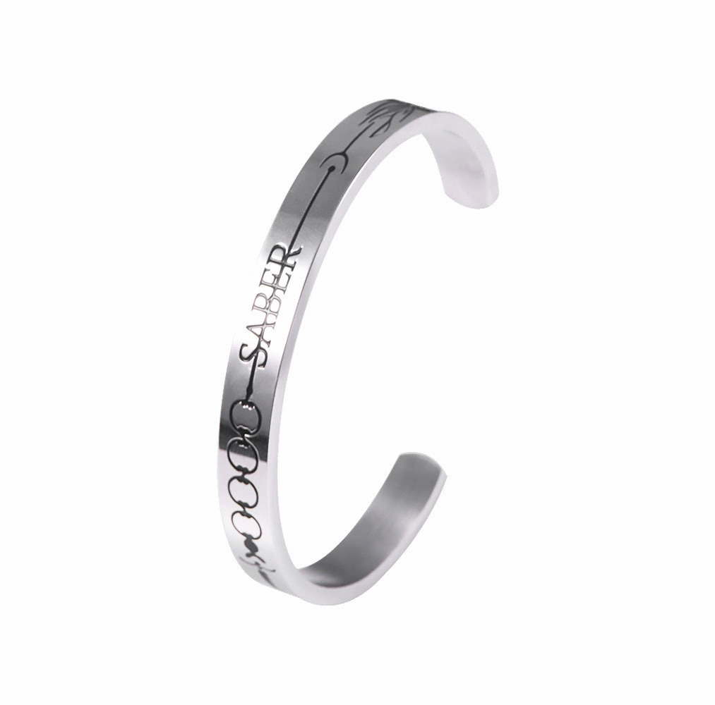 Wholesale Anime Accessories Stainless Steel Bracelet