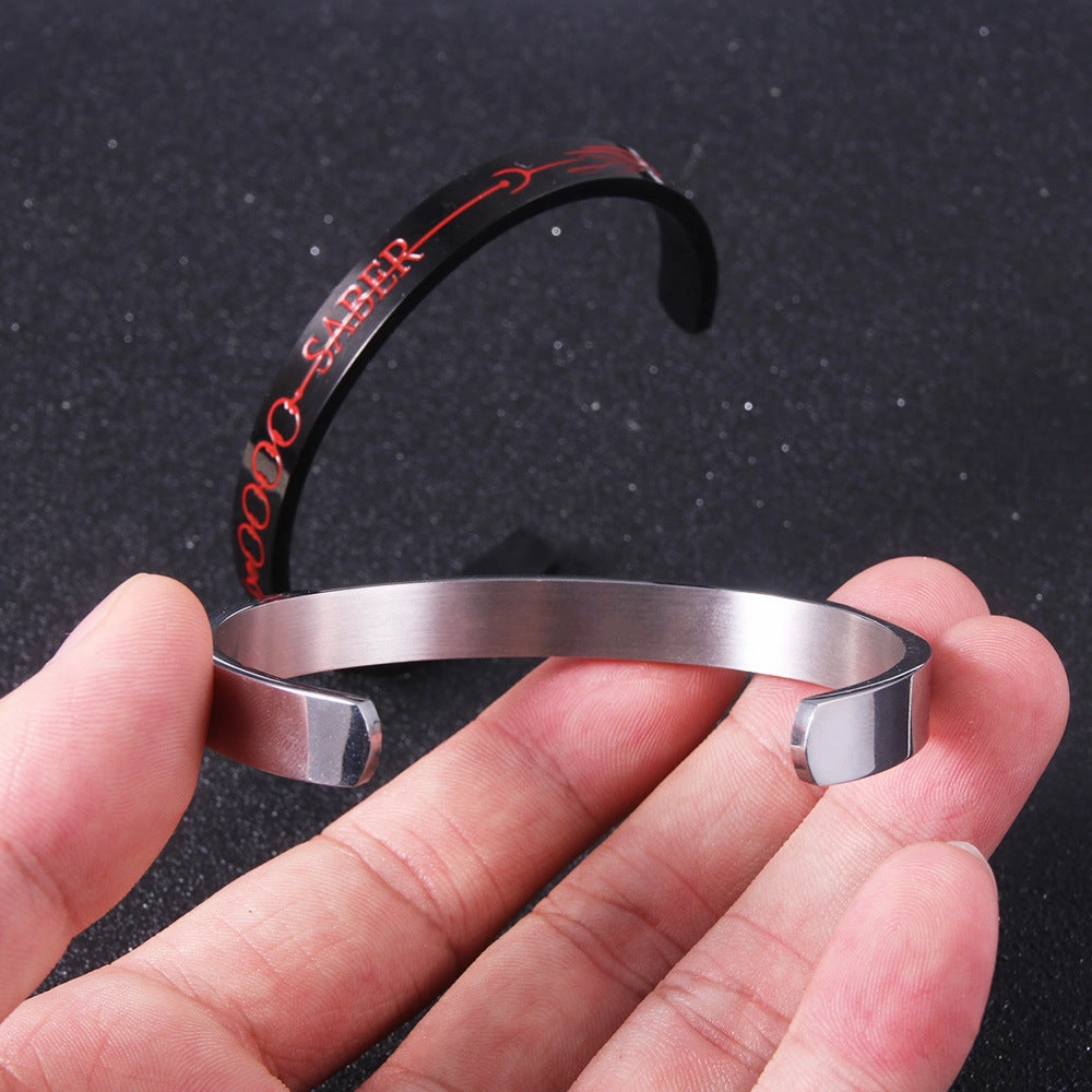 Wholesale Anime Accessories Stainless Steel Bracelet