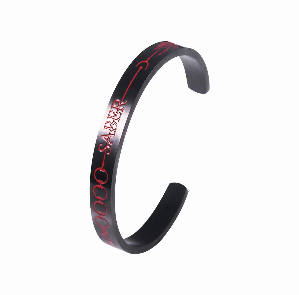 Wholesale Anime Accessories Stainless Steel Bracelet