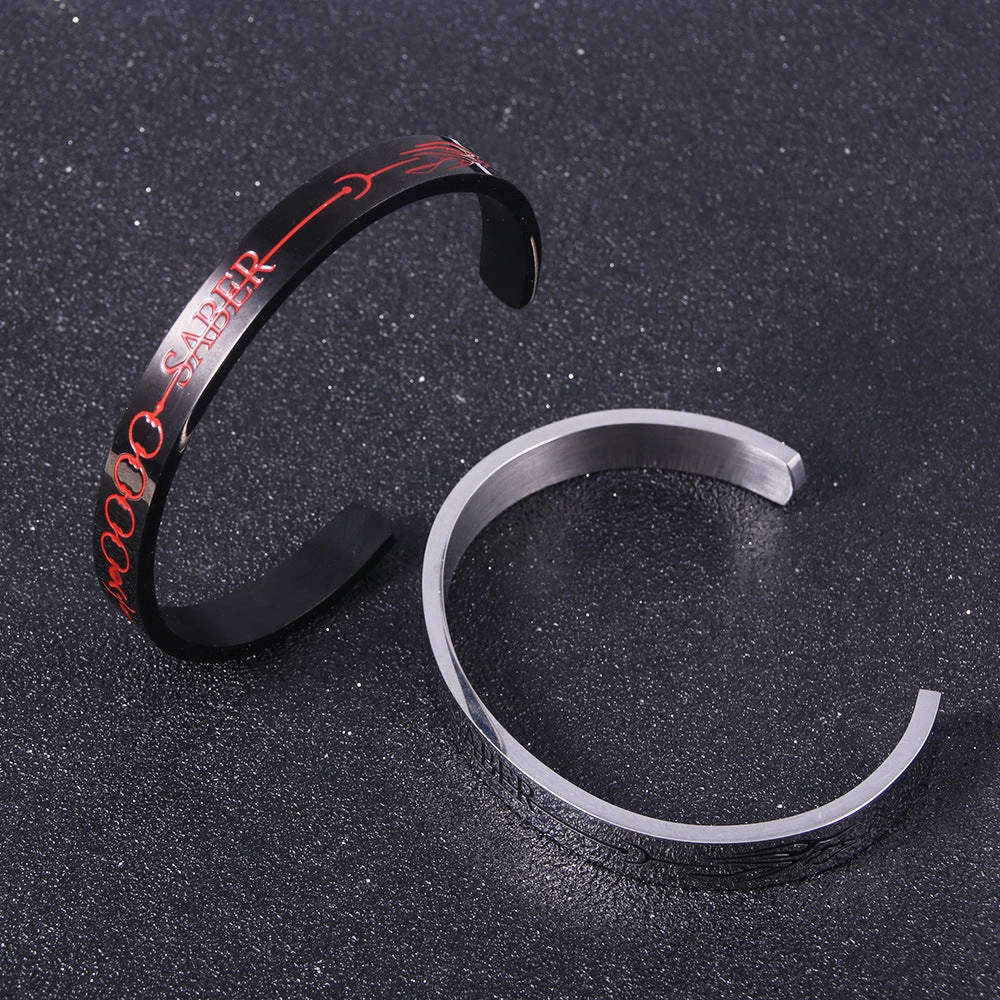 Wholesale Anime Accessories Stainless Steel Bracelet