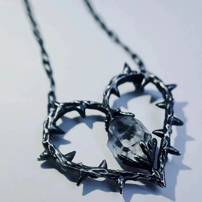 Wholesale Anime Witch Heart Thorn Thorn Love Necklace