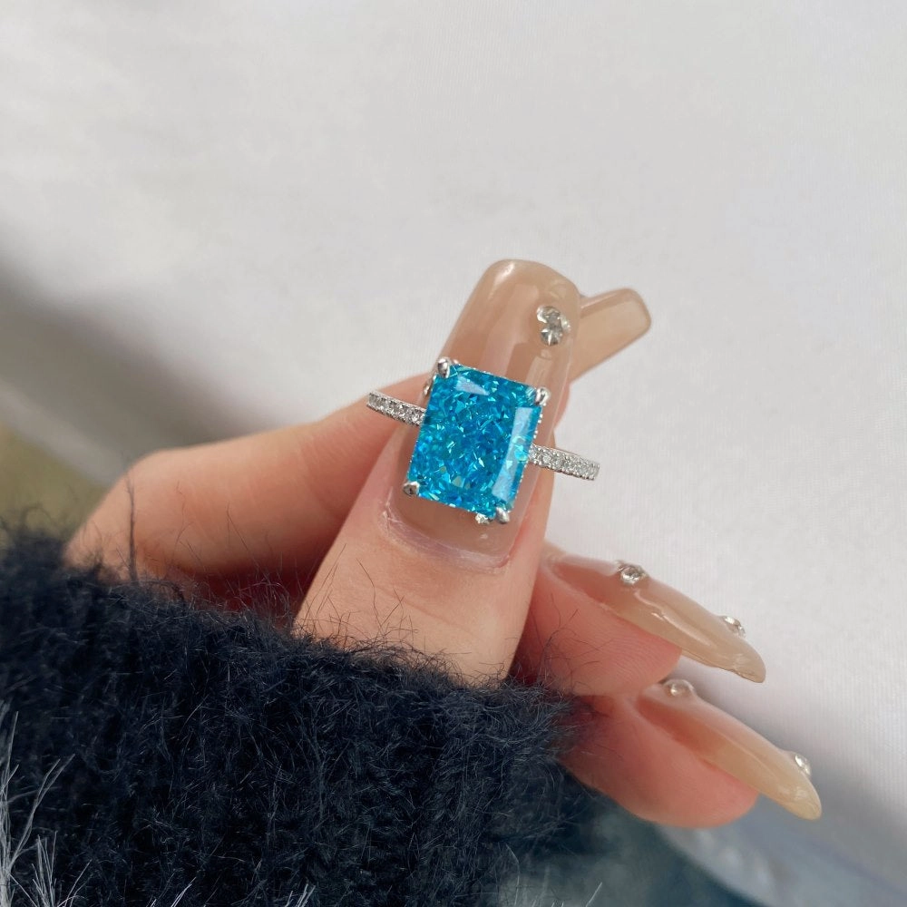 Wholesale Aquamarine Sterling Silver Ring