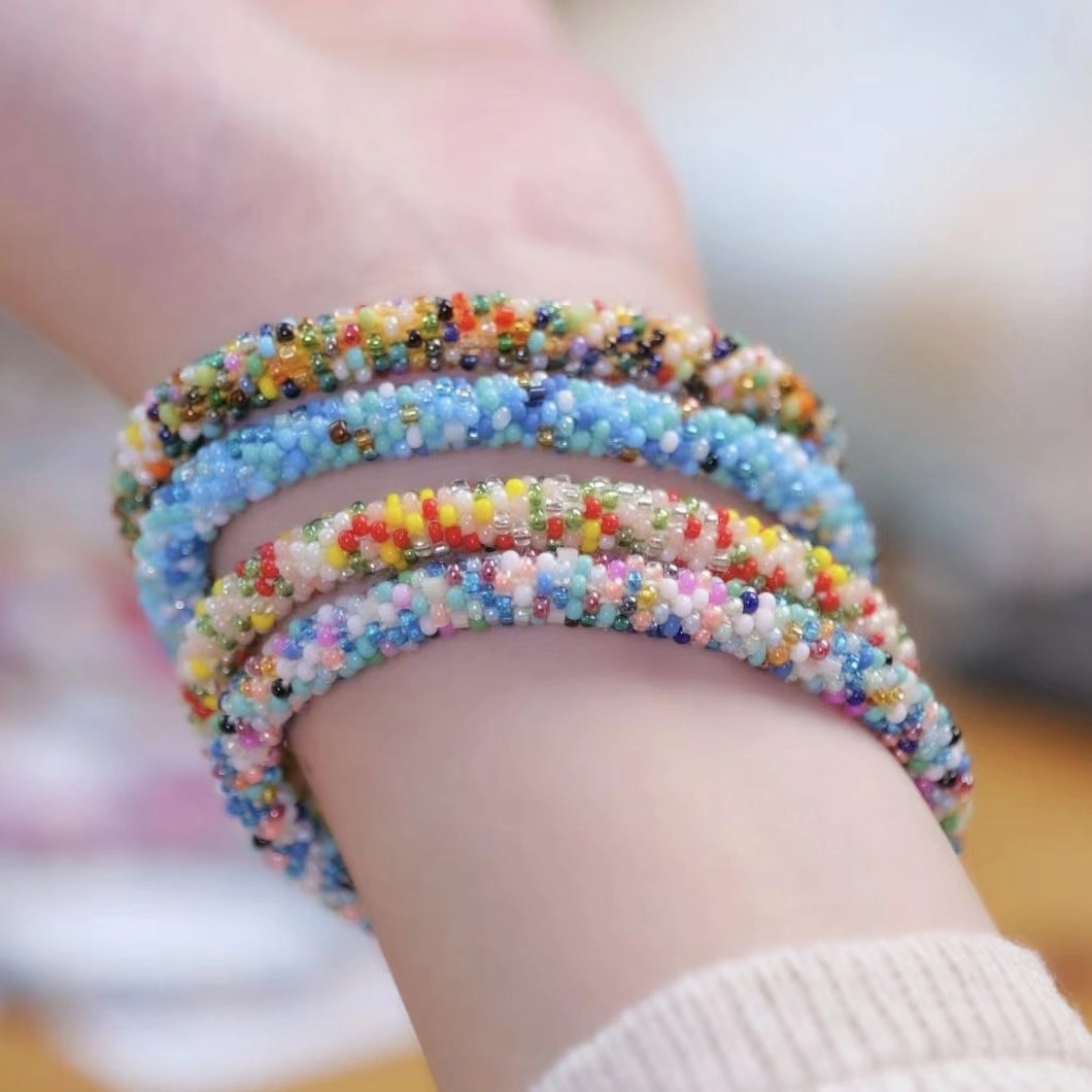 Wholesale Aroma Diffuser Bohemian Rice Beads Japanese All-match Bracelet