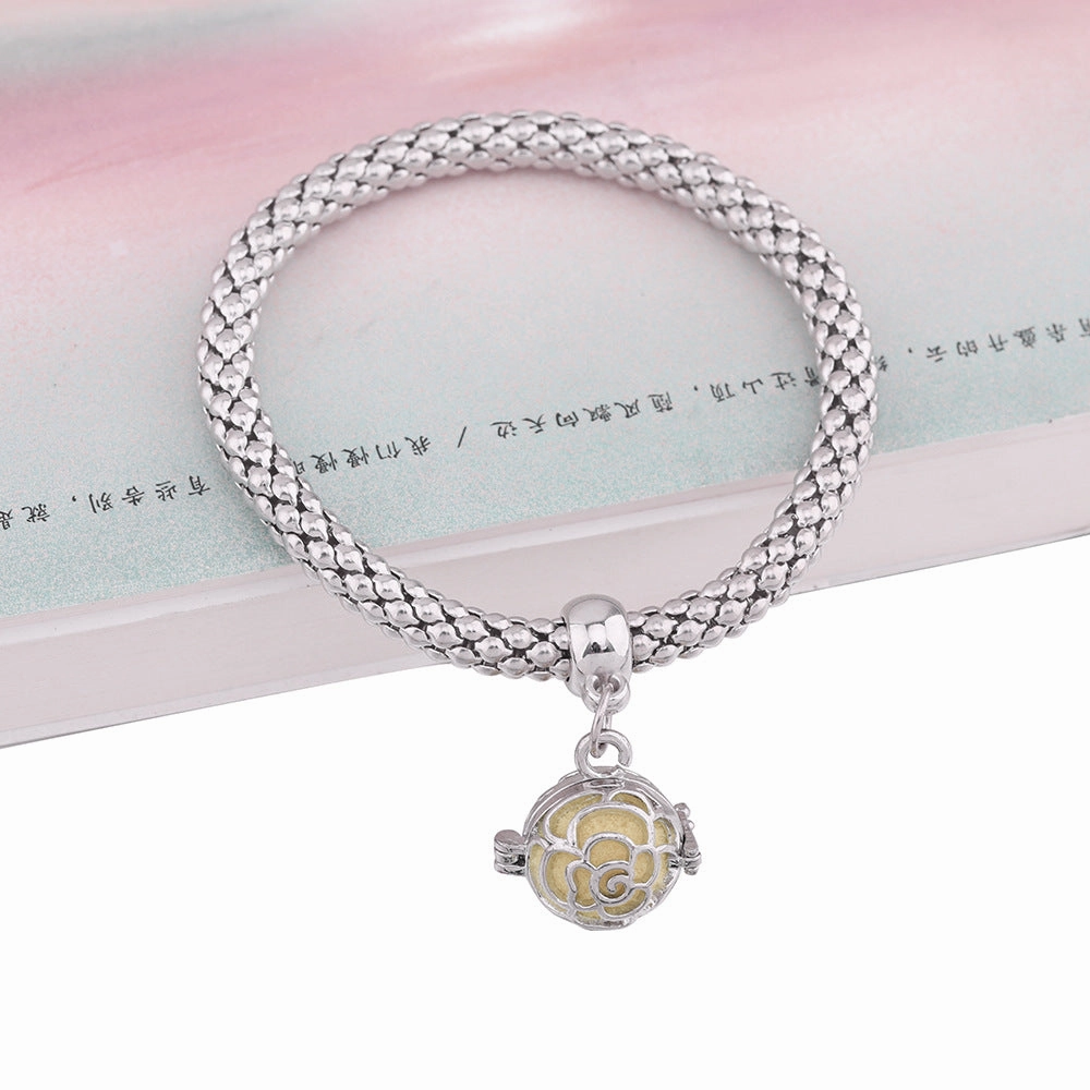 Wholesale Aromatherapy Cage Popcorn Copper Bracelet