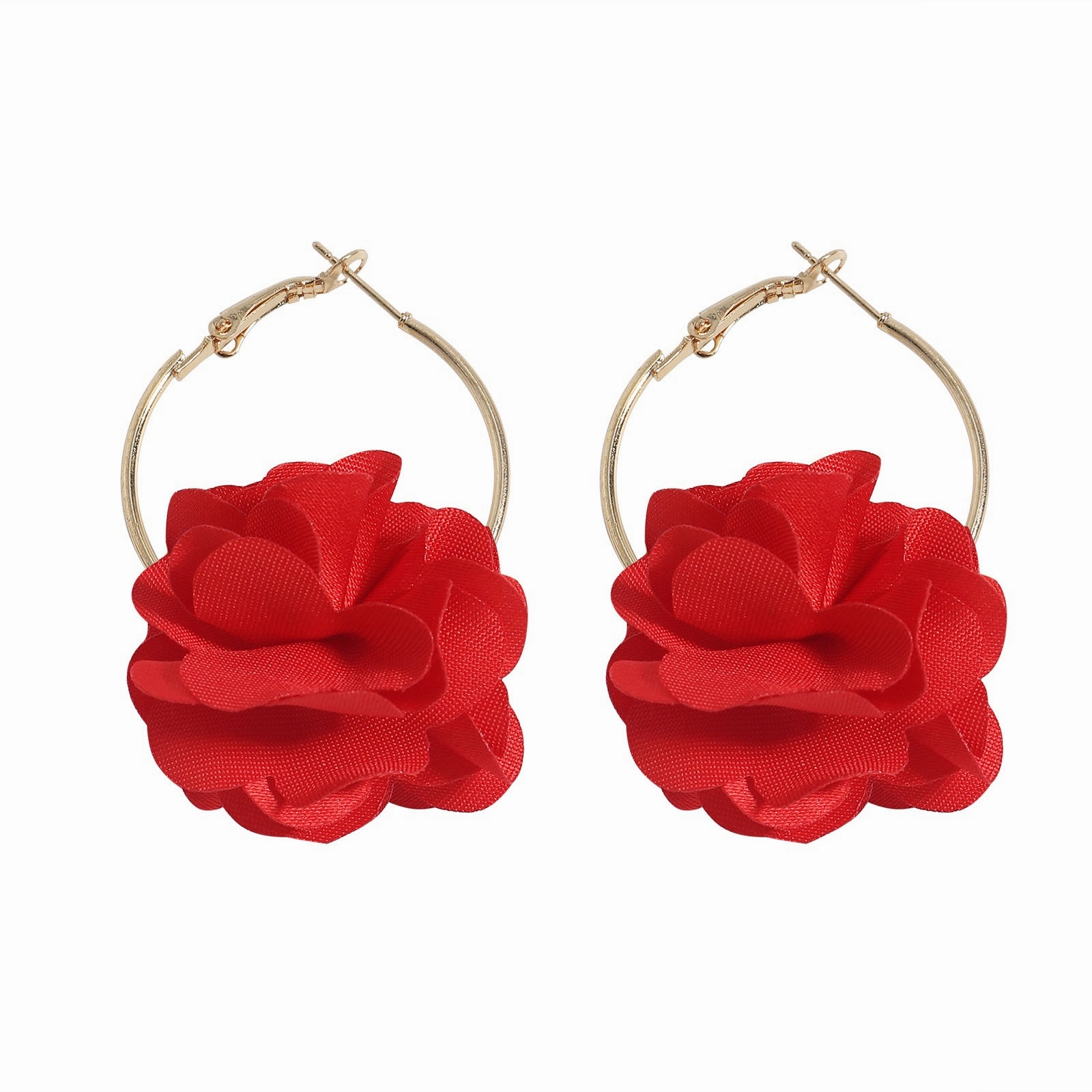 Wholesale Art Flower Multi-layered Earrings
