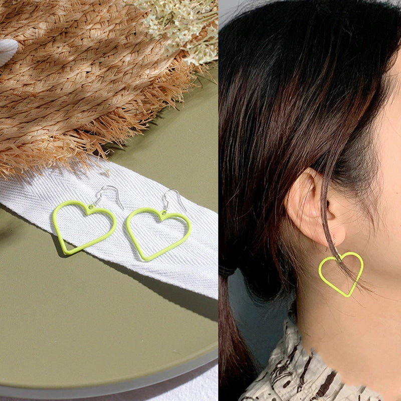 Wholesale Avocado Color Flowers Earrings