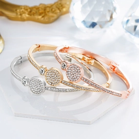 Wholesale Baby's Breath Diamond Bracelet Alloy