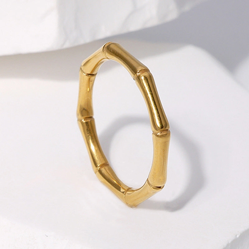 Wholesale Bamboo Stainless Steel Rings